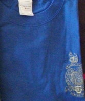 Royal Marines Globe and Laurel Royal Blue T Shirt