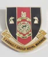 1 Assault Group Royal Marines Lapel Pin