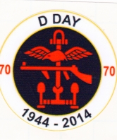 D Day 70th Anniversary Round Car Bumper Sticker