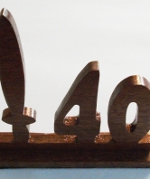 40 Commando Hardwood Dagger 40 Desk Ornament