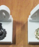 40 Commando White Stone Desk Ornament