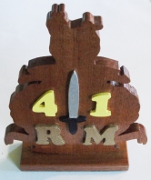 41 Commando Globe and Laurel Desk Ornament