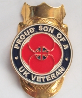 Proud Son of a UK Veteran Walking Stick Mount